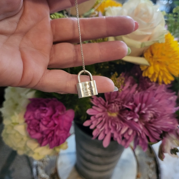 TIFFANY AND CO LOCKET STERLING SILVER 92T ADORABLE PRISTINE CONDITION 💙 - Picture 7 of 7